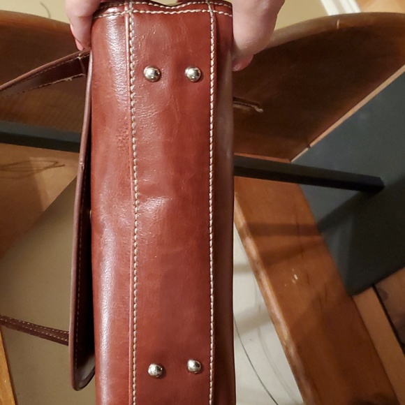 🌟CLEARANCE🌟 Vtg 1960s/70s Gucci Caramel Leather Handbag. Excellent. - Picture 6 of 11